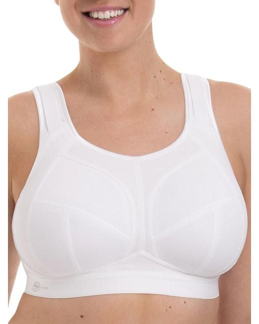Anita White Active Extreme Control F-K Sports Bra
