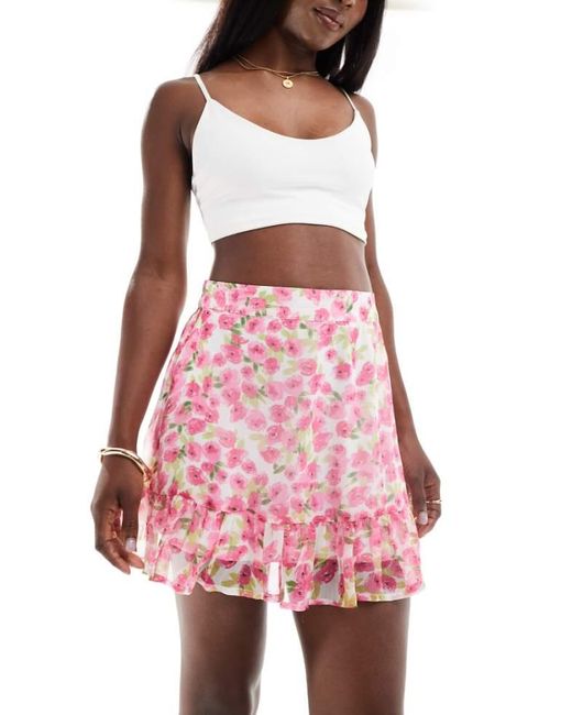Vero Moda Red Mini Skirt