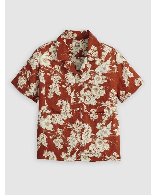 Levi's Red Levi's Romantic Floral Picante Ground Sonny Camp Shirt