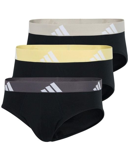 Adidas Black Brief 3Pk for men