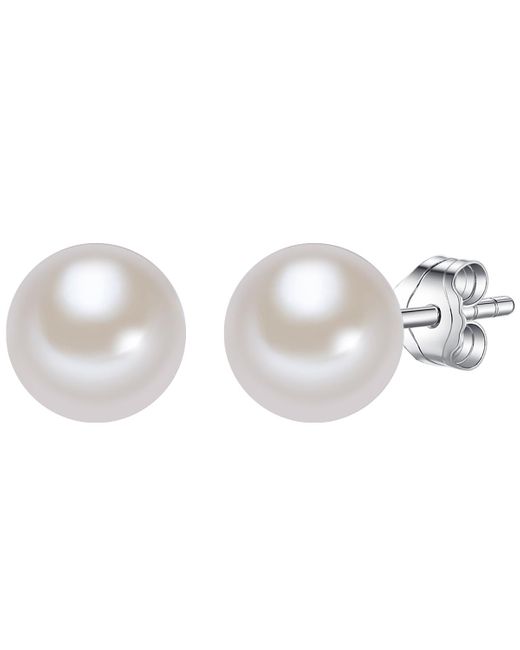 Perldor The Pacific Pearl Company Fresh Water Cultured Pearl S Earring in White Lyst UK