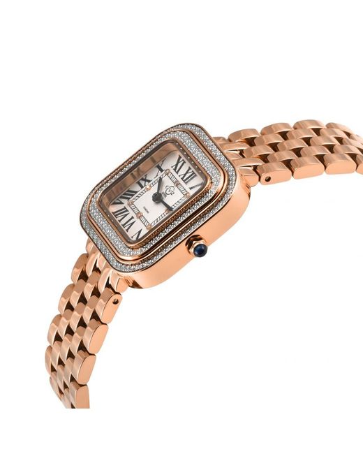 Gv2 Metallic Bellagio Swiss Made Diamond- Dial, Iprg Bracelet Watch
