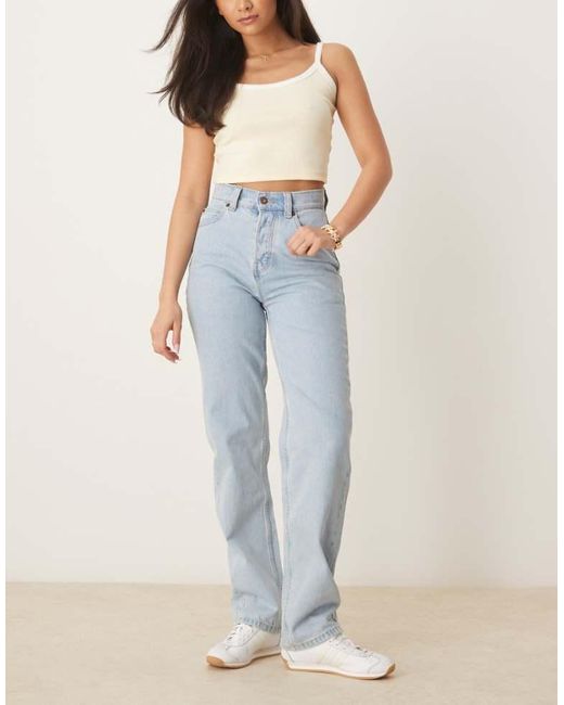 Dickies Blue Thomasville High Waisted Relaxed Fit Jeans
