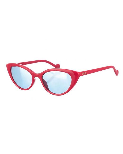 Liu Jo Red Womenss Cat-Eyes Shaped Acetate Sunglasses Lj712S