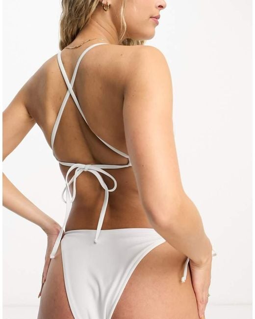 Hunkemöller Natural Hunkemoller Belize Mesh Triangle Bikini Top