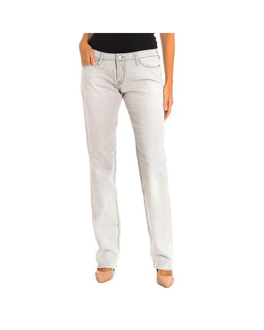 Le Temps Des Cerises Gray Jfastridw701 Long Jeans
