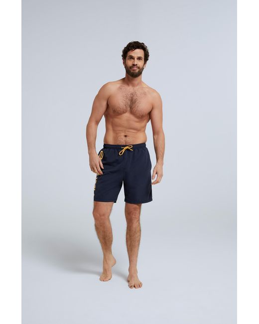 Mountain Warehouse Blue 'Deep Dive' Boardshorts Quick Dry Swimming Surfing Trunks for men