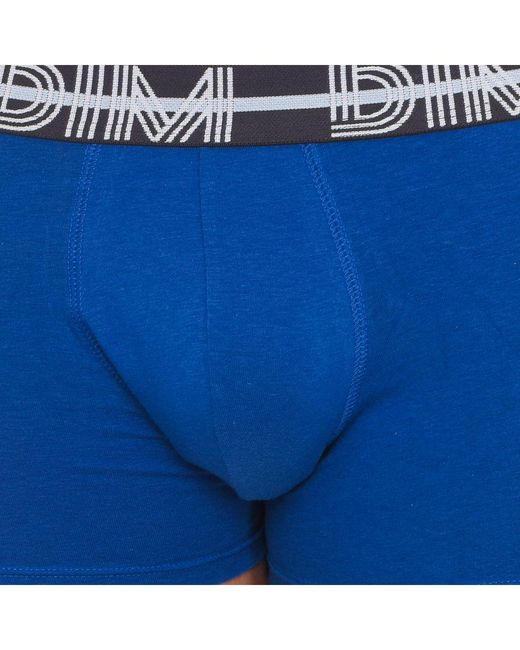 Dim Blue Pack-3 Boxers System Breathable Fabric D01Qu for men
