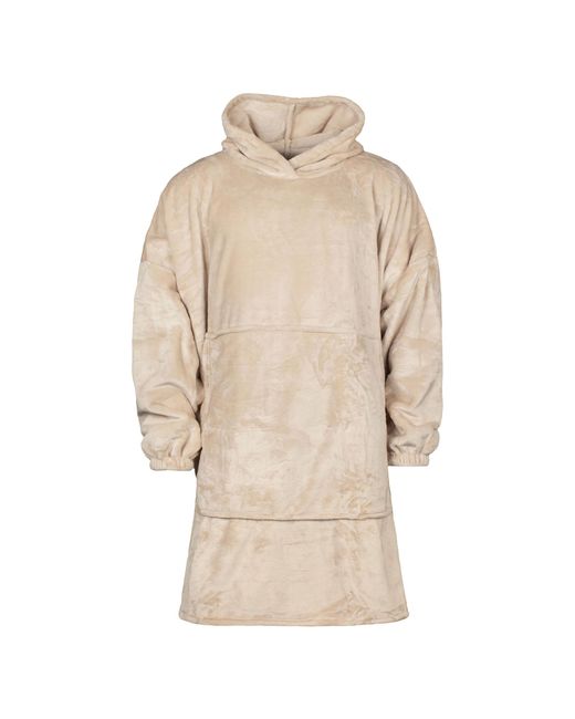 Heat Holders Natural Warm Fleece Oversized Blanket Hoodie