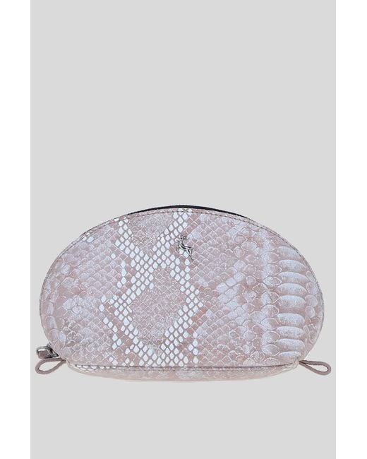 Ashwood Leather Pink 'Philippa' Real Makeup Bag