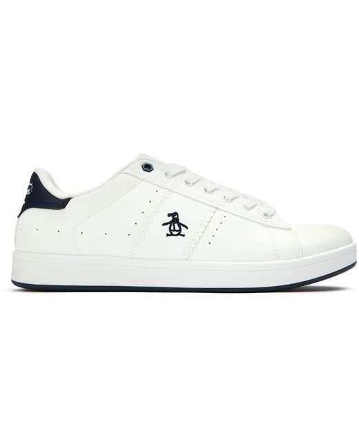 Original Penguin White Steadman Trainers for men