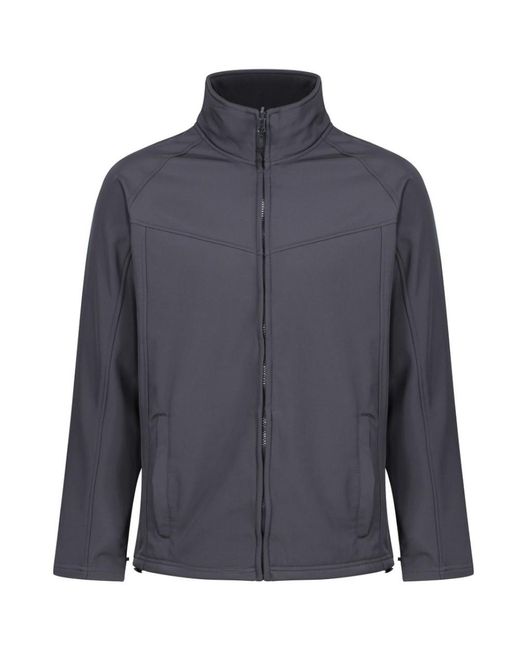 Regatta Blue Uproar Softshell Wind Resistant Fleece Jacket for men