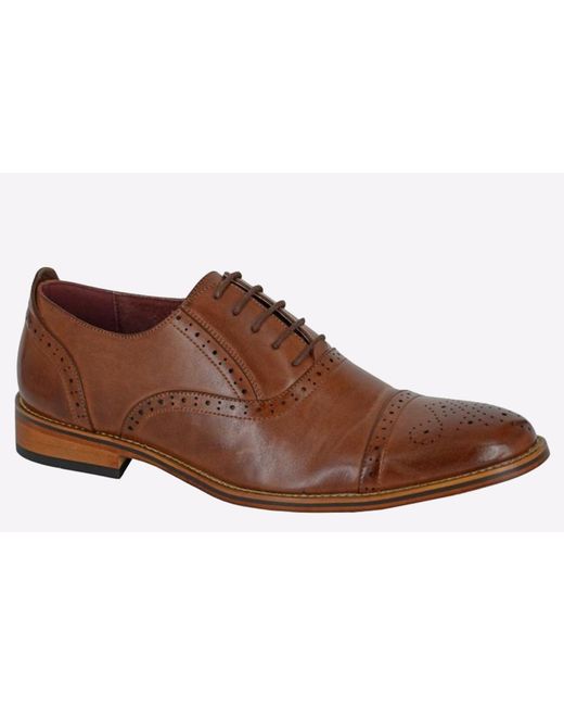 Goor Brown Macon Brogues for men