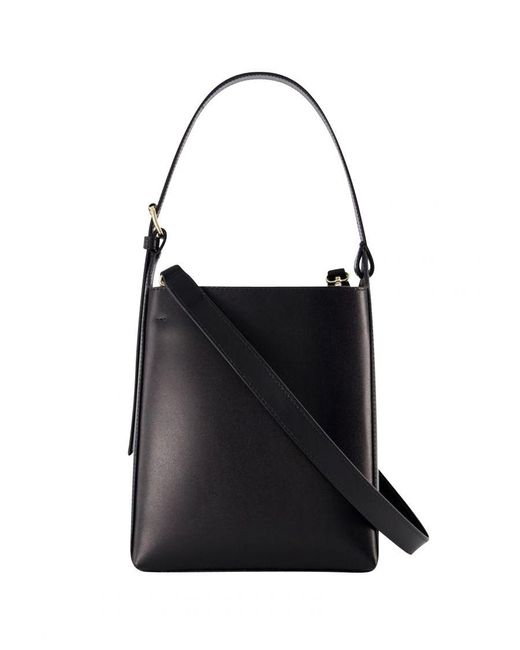 A.P.C. Black Virginie Small Bag - - Leather Calf Leather
