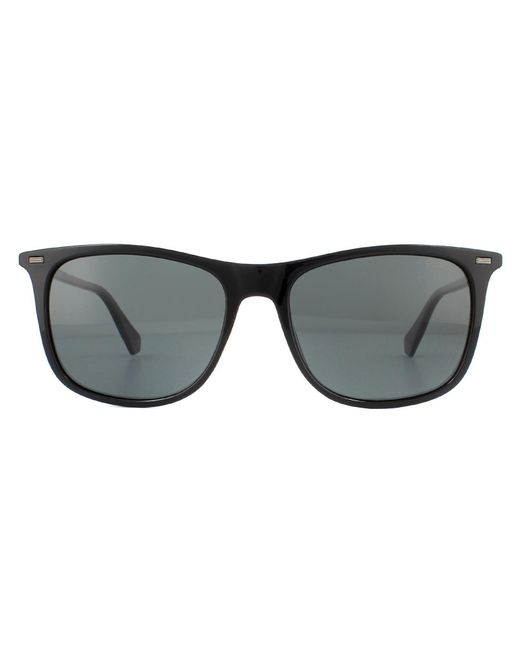 Polaroid Gray Rectangle Polarized Sunglasses for men
