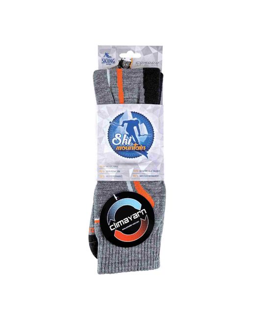 Comodo Blue 1 Pack Snow Sports Climacontrol Merino Wool Ski Socks