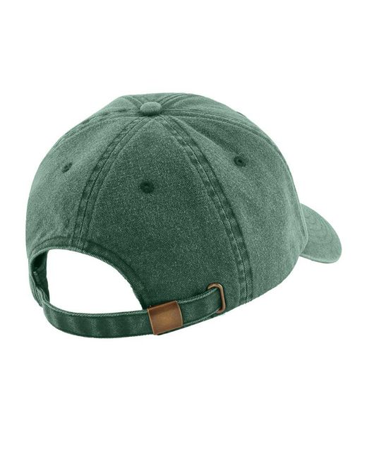BEECHFIELD® Laag Profiel Vintage Denim-look Cap (vintage Flesgroen) in het Green