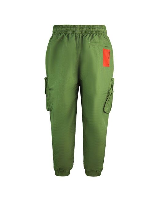 PUMA Green X Attempt Utility Pants Stretch Waist Trousers 598944 75 Nylon for men