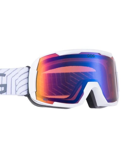 G.O.D Eyewear Blue Griz Uv400 Ski Snowboard Goggles With Anti-Fog Mirror Hydrophobic Double Lens