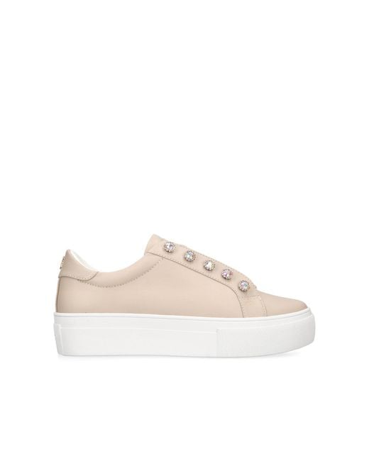 Kurt Geiger Natural Leather Kgl Liviah Sneakers