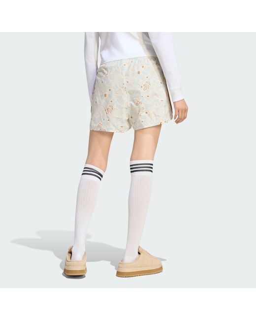 Adidas Originals White Summer Glow Aop Shorts