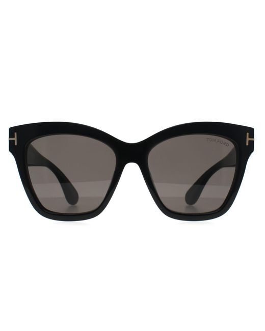 Tom Ford Black Butterfly Shiny With Light Mirror Elvira Ft1217