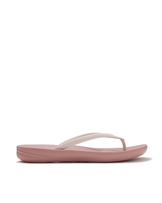 Fitflop Pink X Pantone Iqushion Cameo Flip Flops