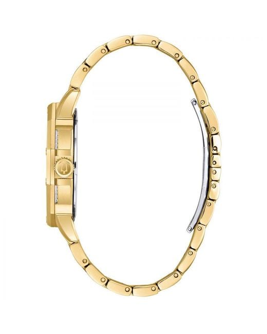 Bulova Metallic Embellished Crystal Octava Watch 98C126 for men