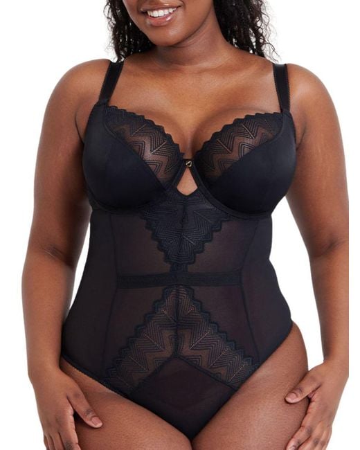 Curvy Kate Black Wild One Bodysuit