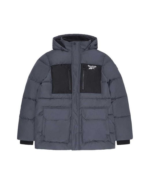 Reebok Blue Rb1577 Puffer Jacket for men