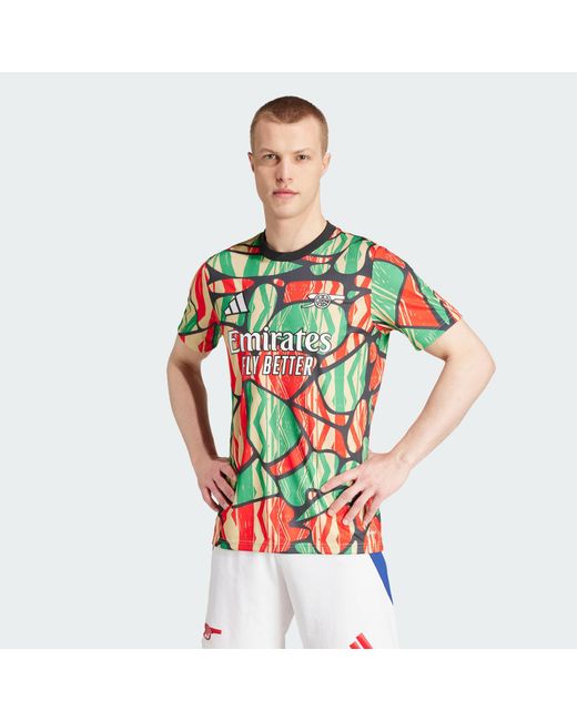 Adidas Originals Red Arsenal Pre-Match Jersey for men