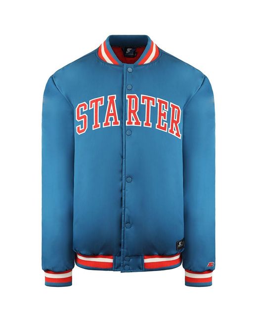 Starter Blue Winfred Bomber Jacket for men
