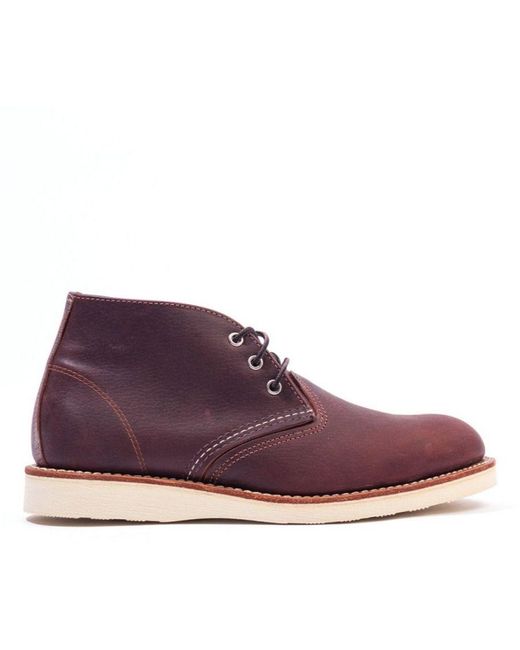 Red Wing Purple Wing 3141 Heritage Work Chukka Boots for men