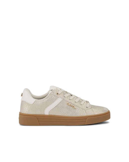 Carvela Kurt Geiger Metallic Trainer Gold Daze Gum