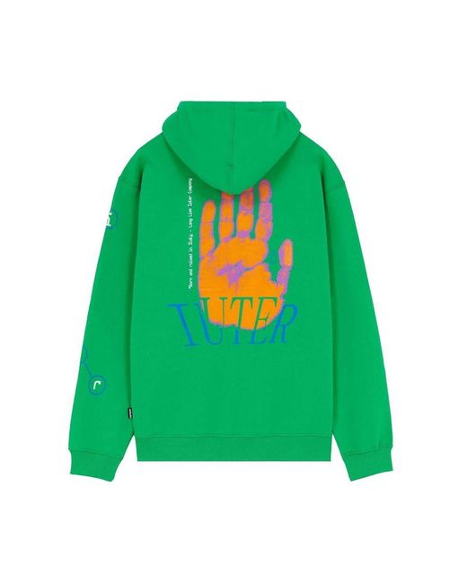 Iuter Sweatshirt Met Hoodie Van in het Green voor heren