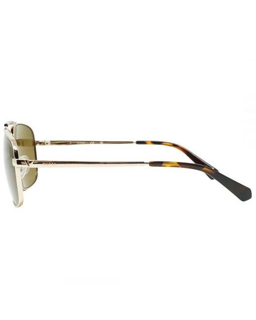 Guess Metallic Aviator Sunglasses