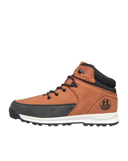 Henleys Brown Elan Boots for men