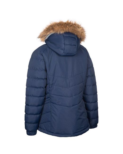 Trespass Blue Ladies Nadina Waterproof Padded Jacket