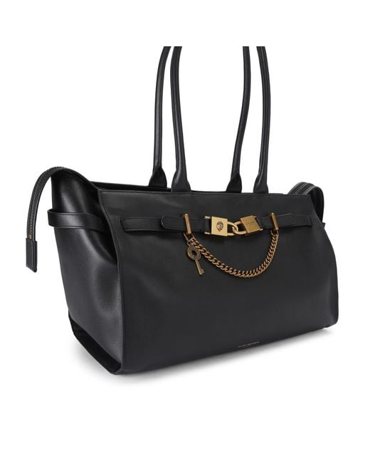 Kurt Geiger Black Leather Kingsley Shopper Bag