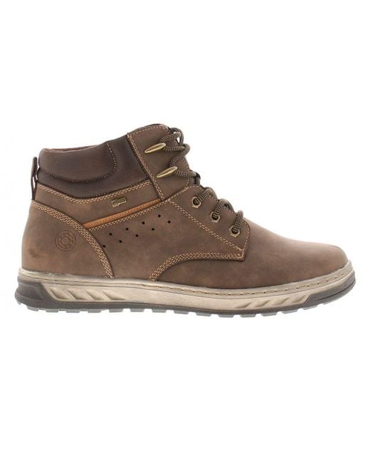 Relife Brown Casual Boots Roger Lace Up for men
