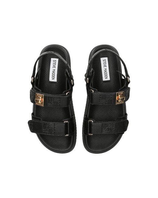 Steve Madden Black Mona Sandals