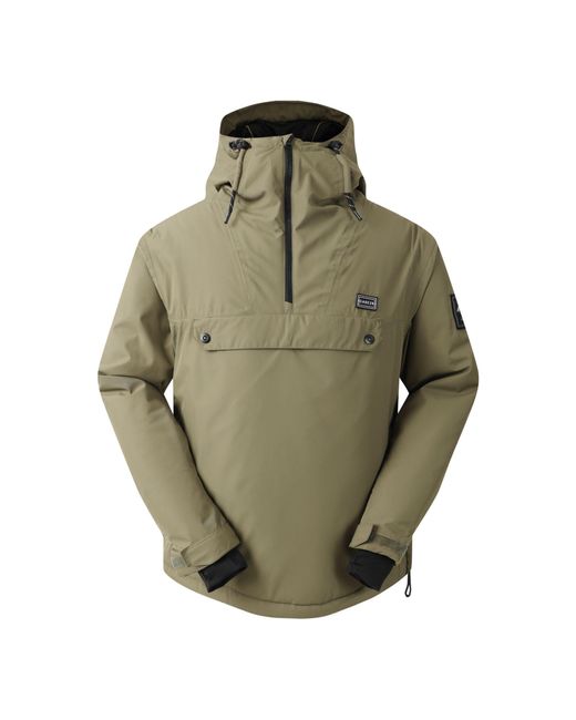 Dare 2b Green Freeride Ii Colour Block Overhead Ski Jacket for men