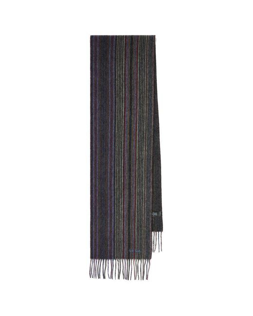 Paul Smith Gray Trent Scarf for men