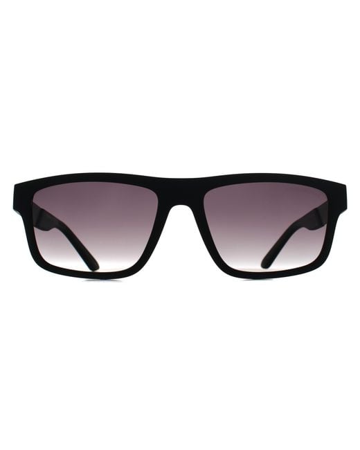 Emporio Armani Black Rectangle Matte Gradient Ea4244U Metal for men