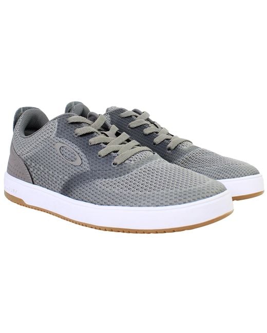 Oakley Gray Metro Classic Trainers for men