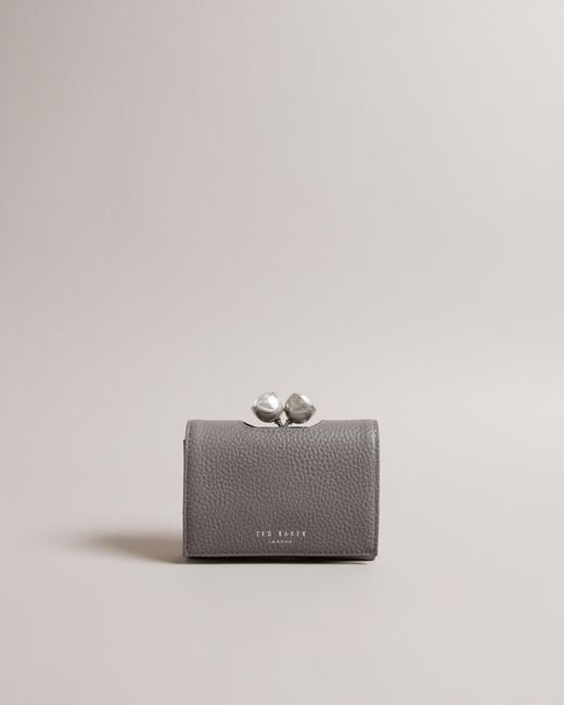 Ted Baker Gray Rosiela Small Bobble Purse Colour: Dark