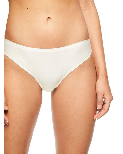 Chantelle White Soft Stretch Thong