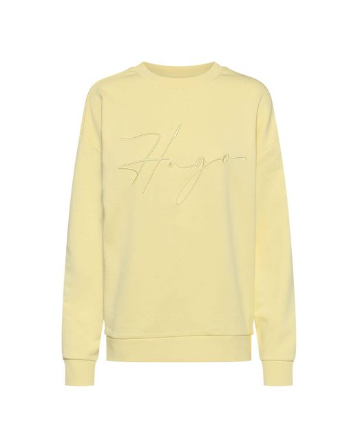 HUGO Yellow Dakimara_3 Sweatshirt