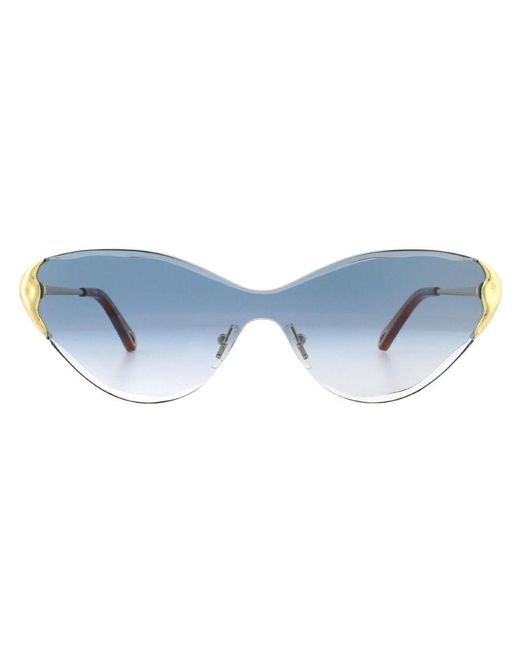 Chloé Blue Chloé Sunglasses Curtis Ce163S 816 Gradient Metal