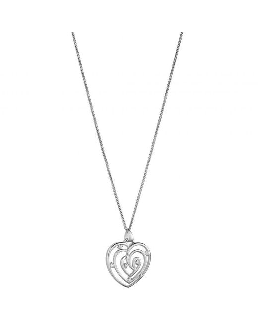 Orphelia Metallic 'Euphoria' 925 Sterling Chain With Pendant